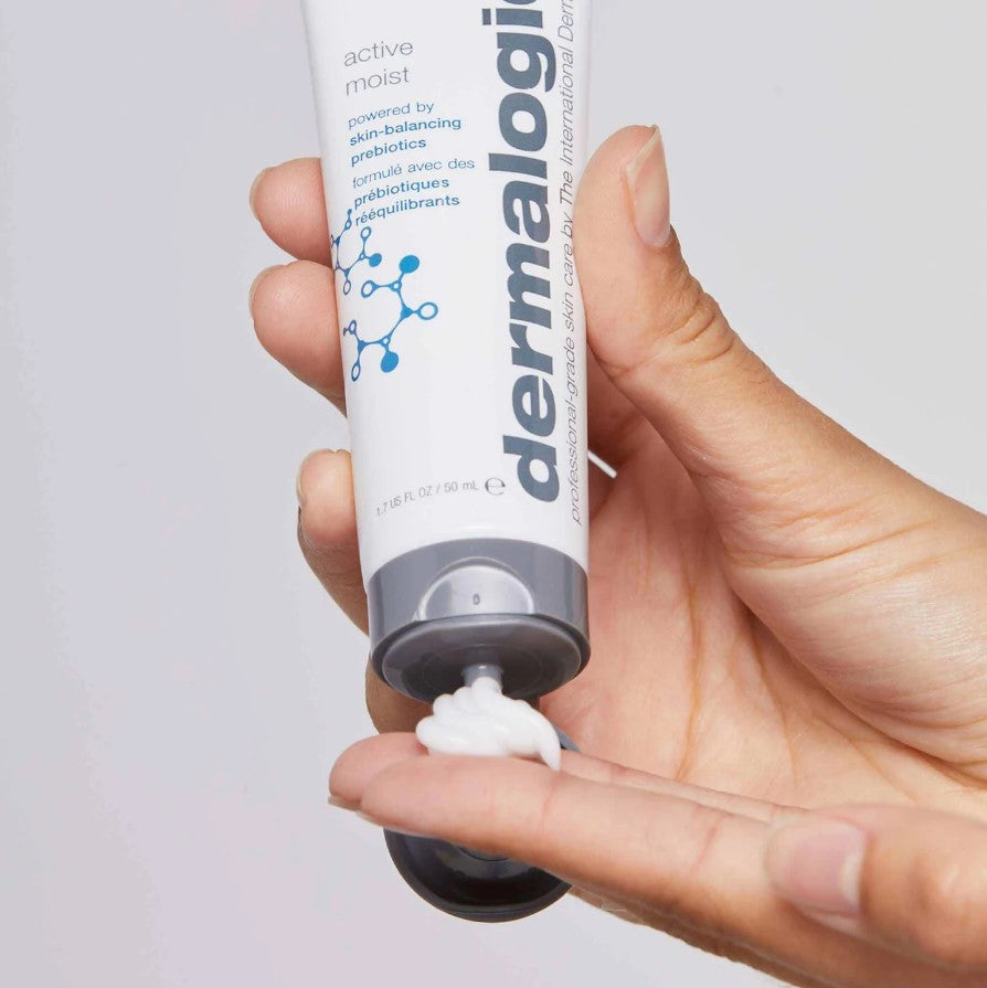 dermalogica active moist påføring hender