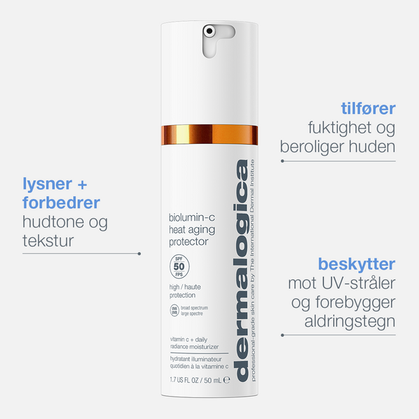 biolumin-c heat aging protector spf50 dagkrem