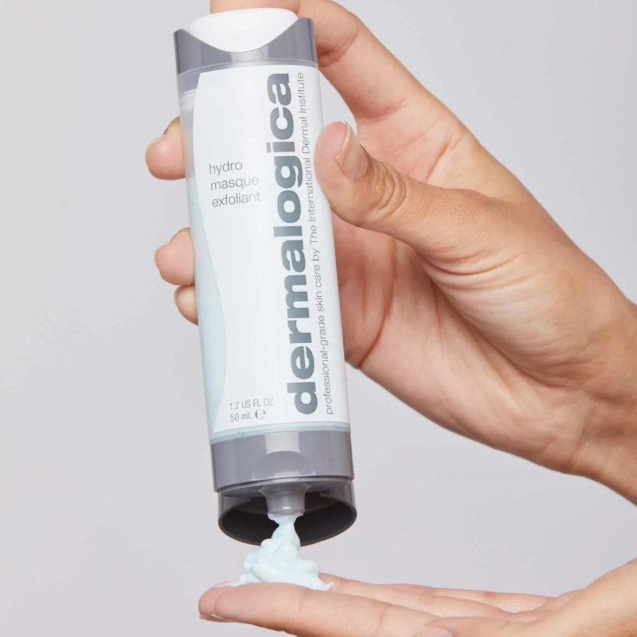 Dermalogica Hydro Masque Exfoliant påføring på hånd
